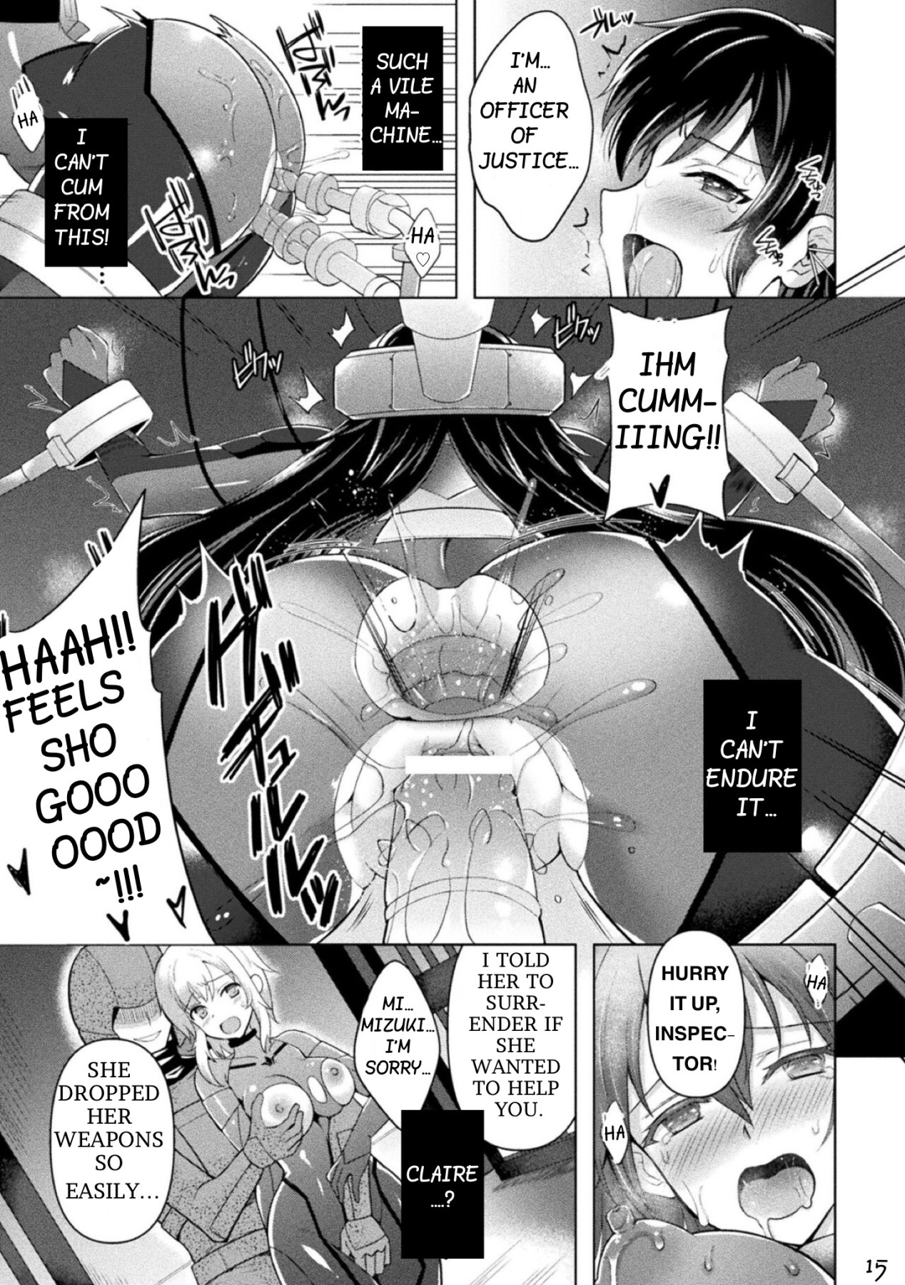 Hentai Manga Comic-Inspector Mizuki 2.0: The Bitch Who Fell To Modification Training-Read-15